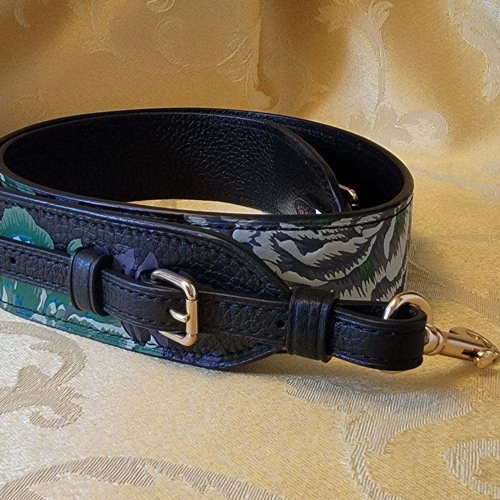 Coach Novelty strap with Kaffe Fassett print